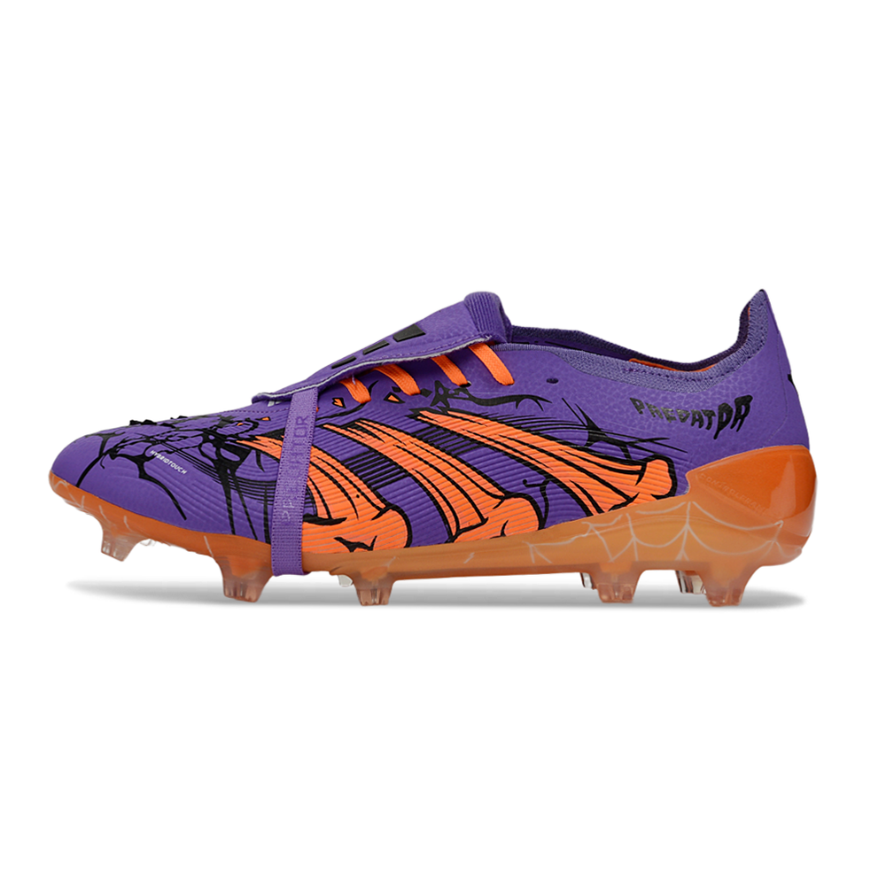 Chuteira Campo Adidas Predator FT 30 Elite FG Roxo e Laranja "Raphinha"