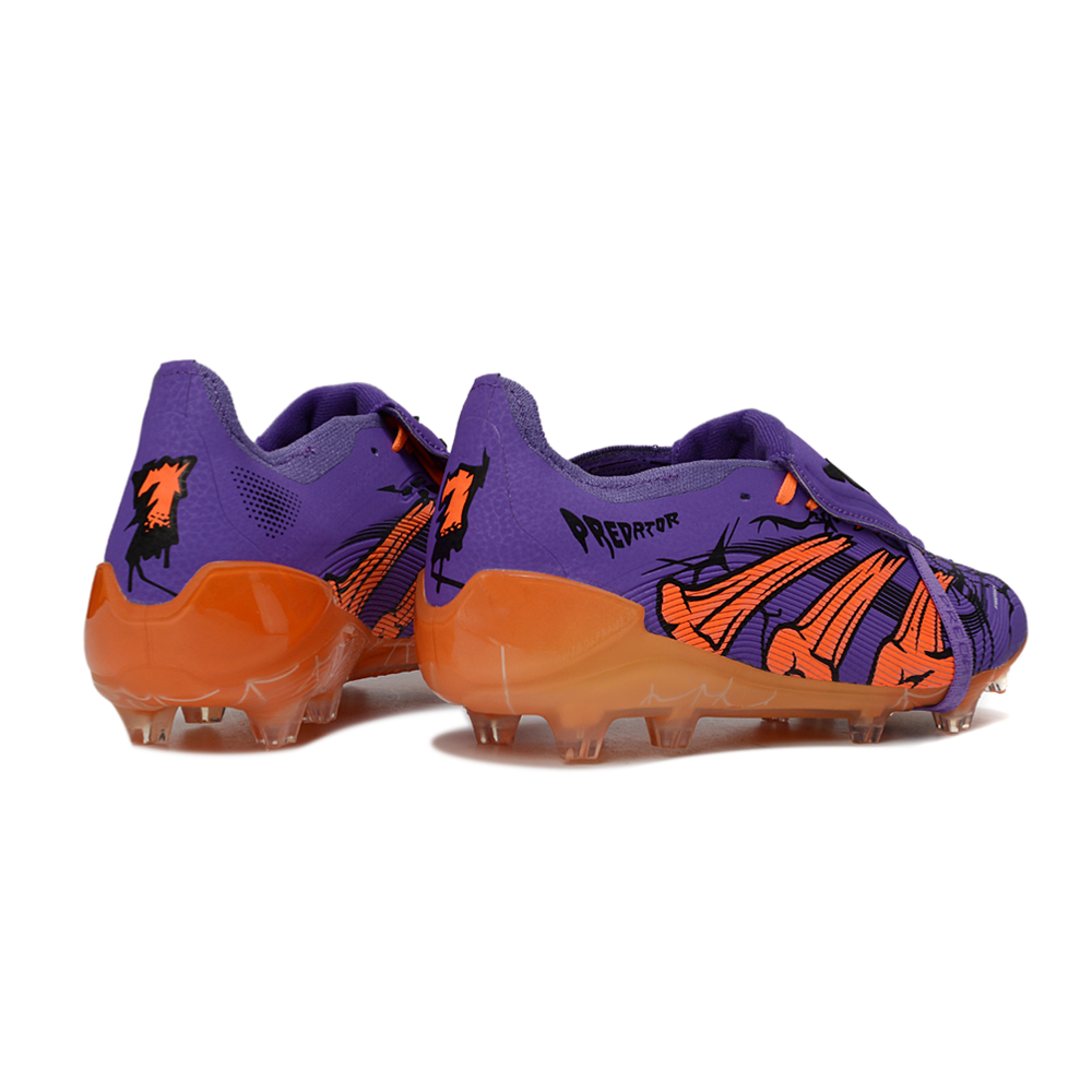 Chuteira Campo Adidas Predator FT 30 Elite FG Roxo e Laranja "Raphinha"