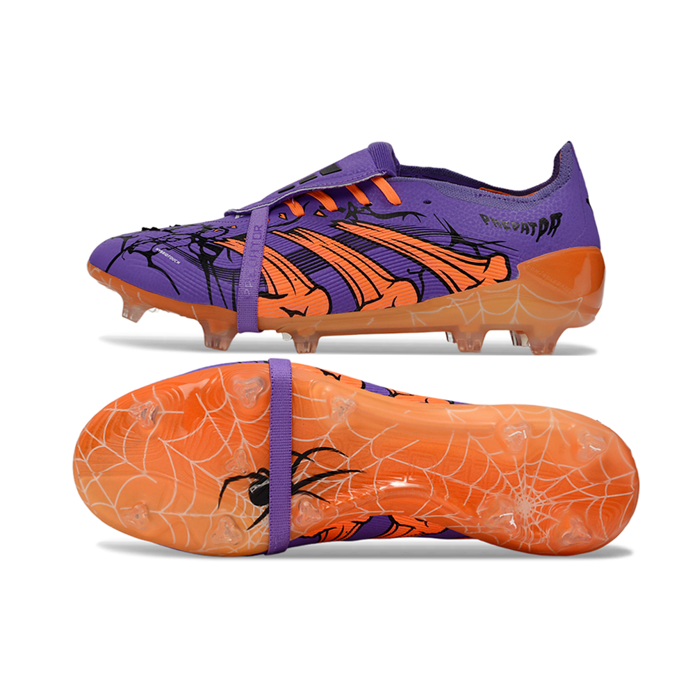 Chuteira Campo Adidas Predator FT 30 Elite FG Roxo e Laranja "Raphinha"