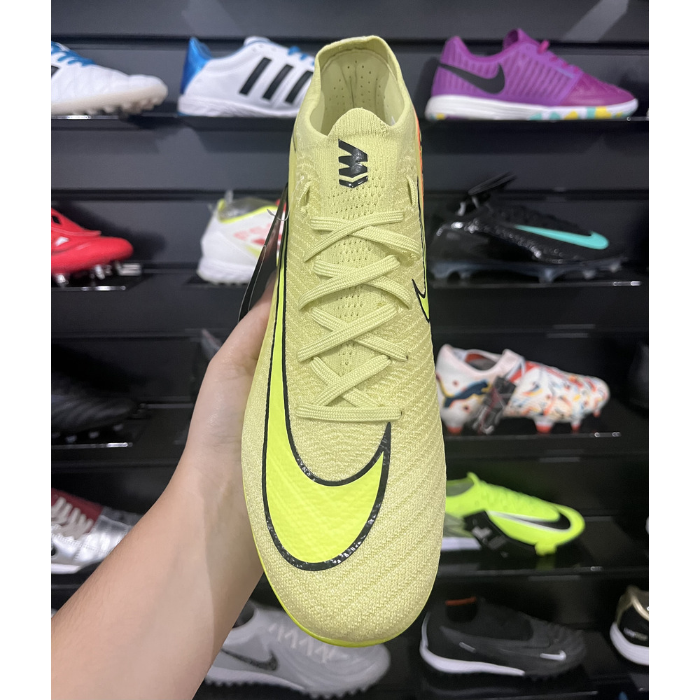 Chuteira Campo Nike Air Zoom Mercurial Vapor 16 Elite FG Verde "Max Voltage" - Pronta Entrega