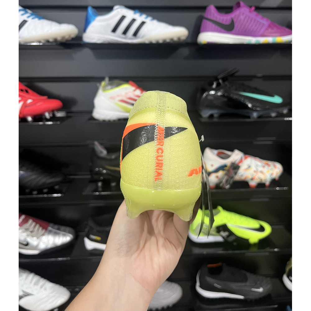 Chuteira Campo Nike Air Zoom Mercurial Vapor 16 Elite FG Verde "Max Voltage" - Pronta Entrega