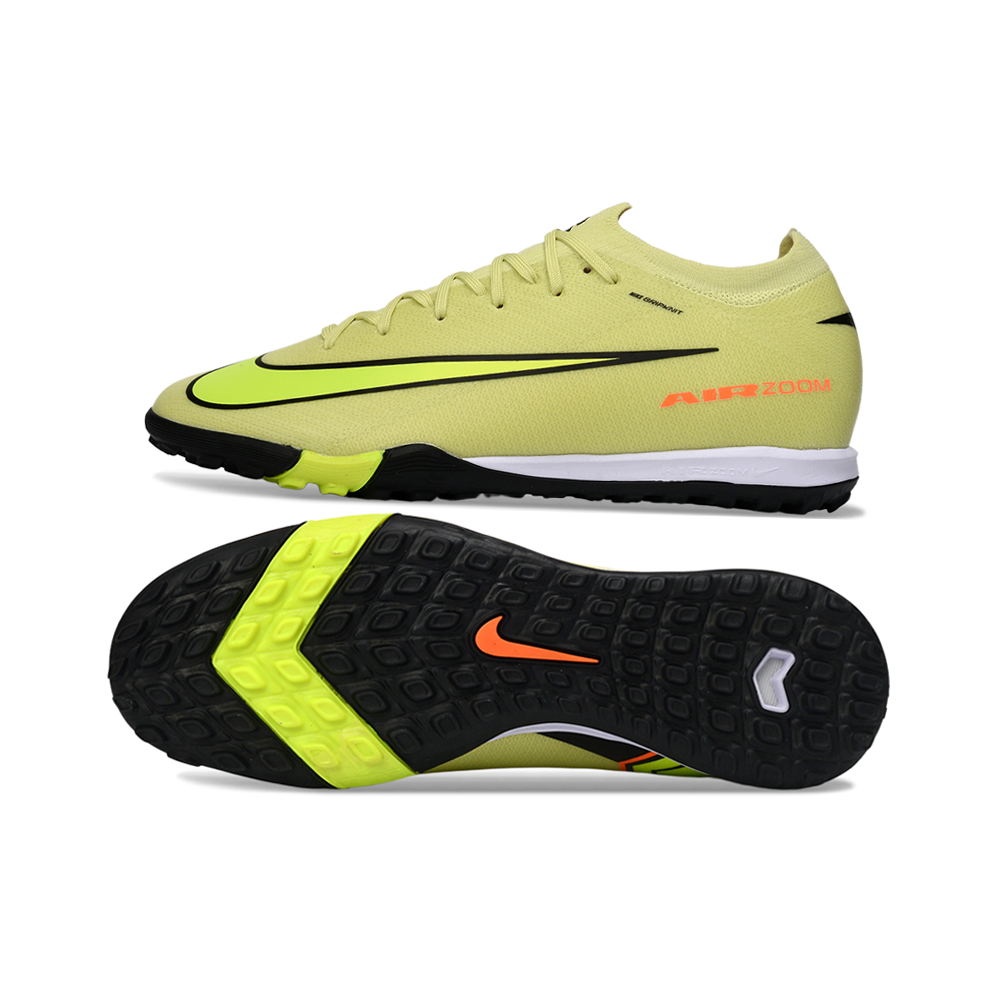 Chuteira Society Nike Air Zoom Mercurial Vapor 16 Elite TF Verde e Preto "'Max Voltage"