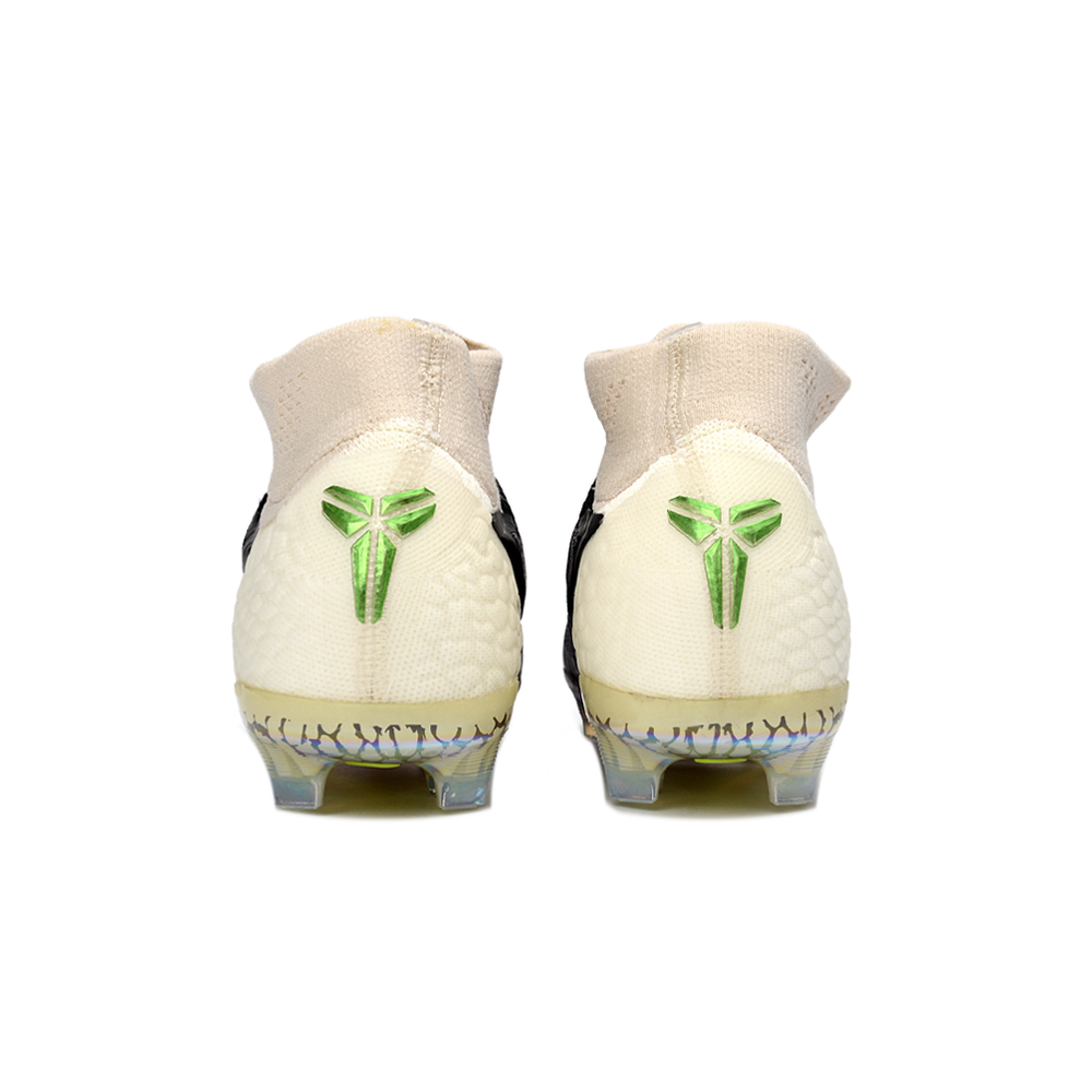 Chuteira Campo Nike Phantom GX 6 Elite FG Preto, Bege e Verde "Black Mamba"