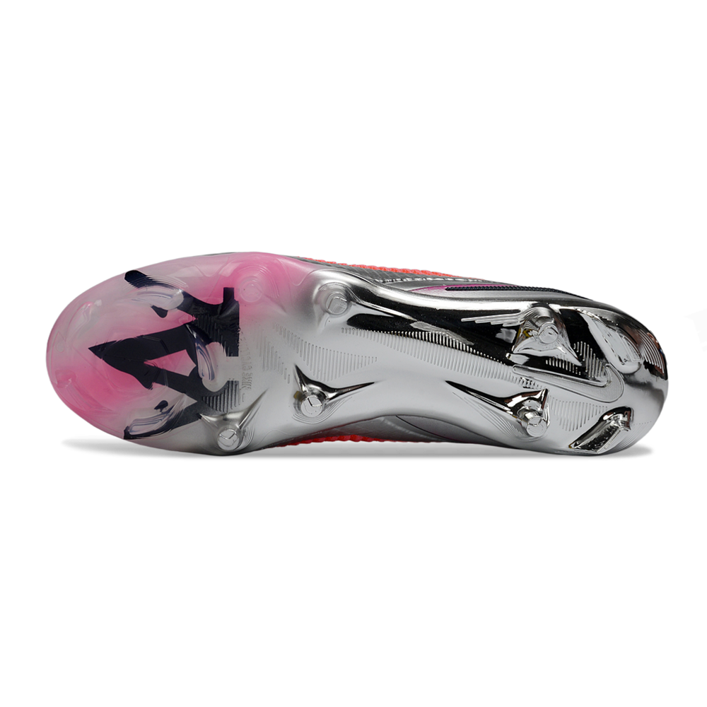 Chuteira Campo Nike Phantom GX 3 Elite FG Cinza e Laranja 