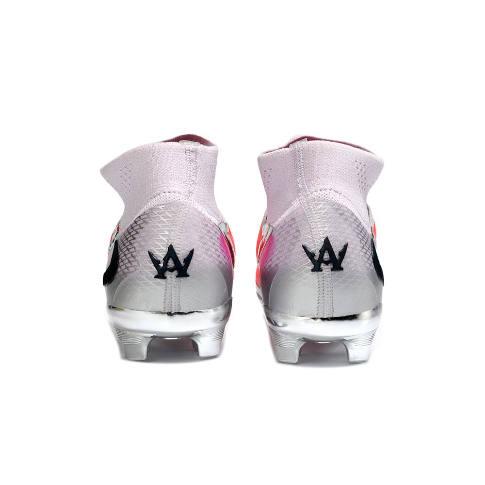 Chuteira Campo Nike Phantom GX 6 Elite FG Cinza e Laranja 