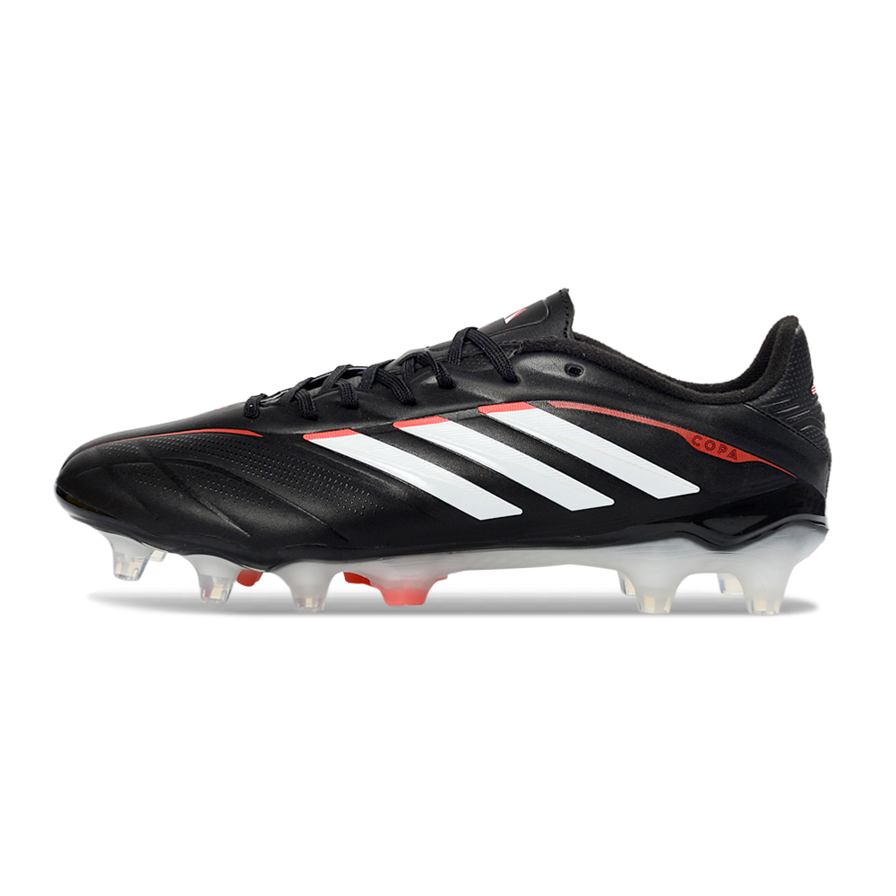 Chuteira Campo Adidas Copa Pure III Elite FG Preto, Branco e Laranja 