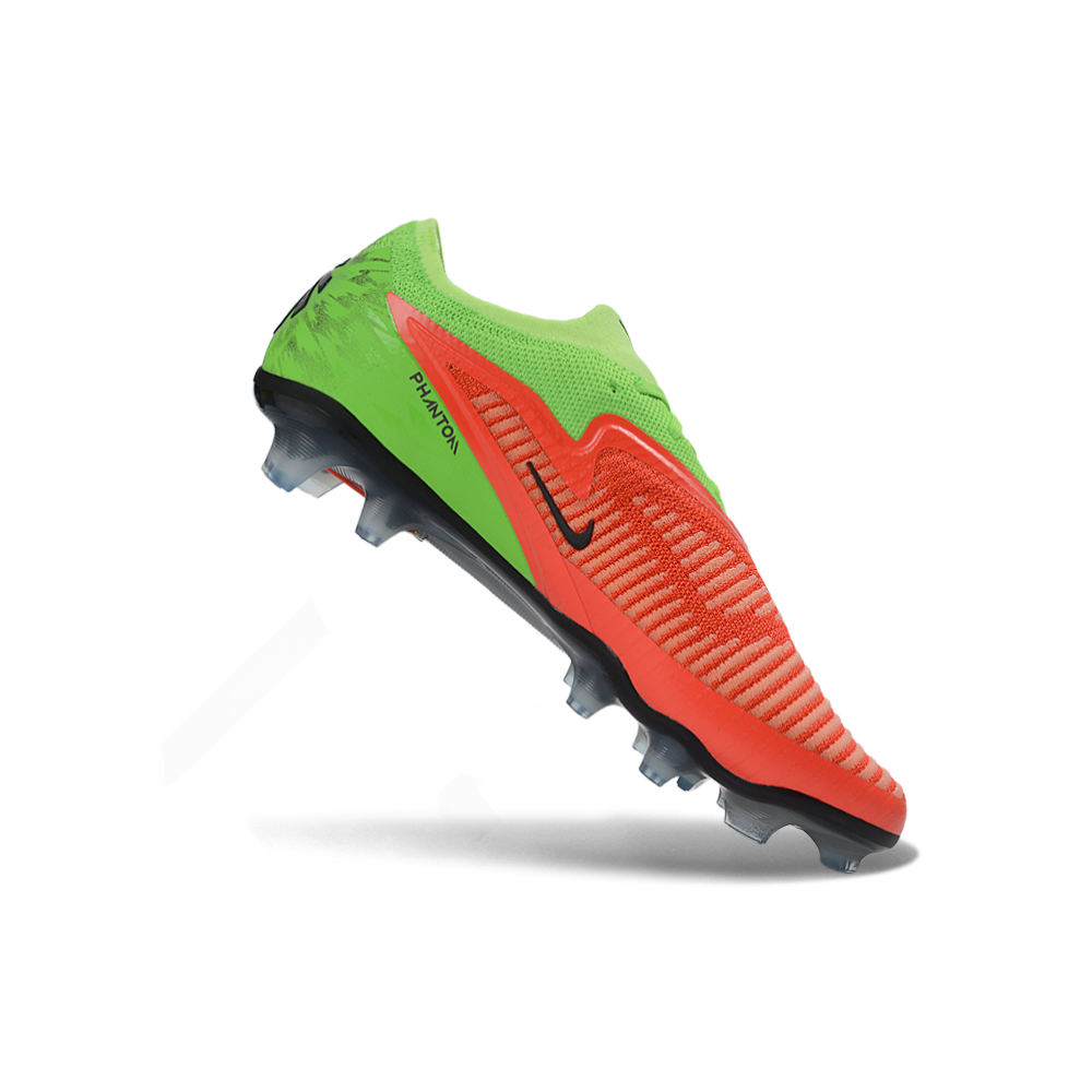 Chuteira Campo Nike Phantom GX 3 Elite FG Laranja e Verde 