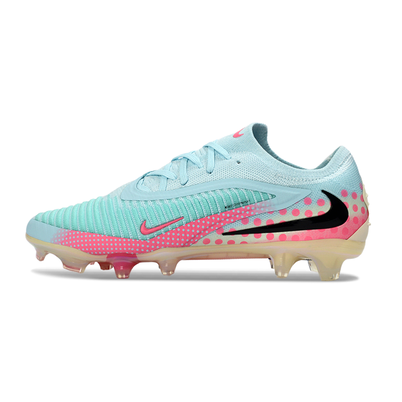 Chuteira Campo Nike Phantom GX 3 Elite FG Verde e Rosa 