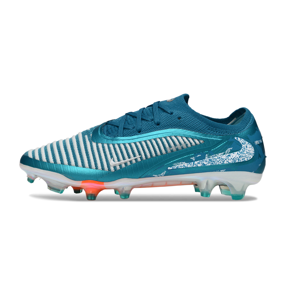Chuteira Campo Nike Phantom GX 3 Elite FG Azul e Laranja