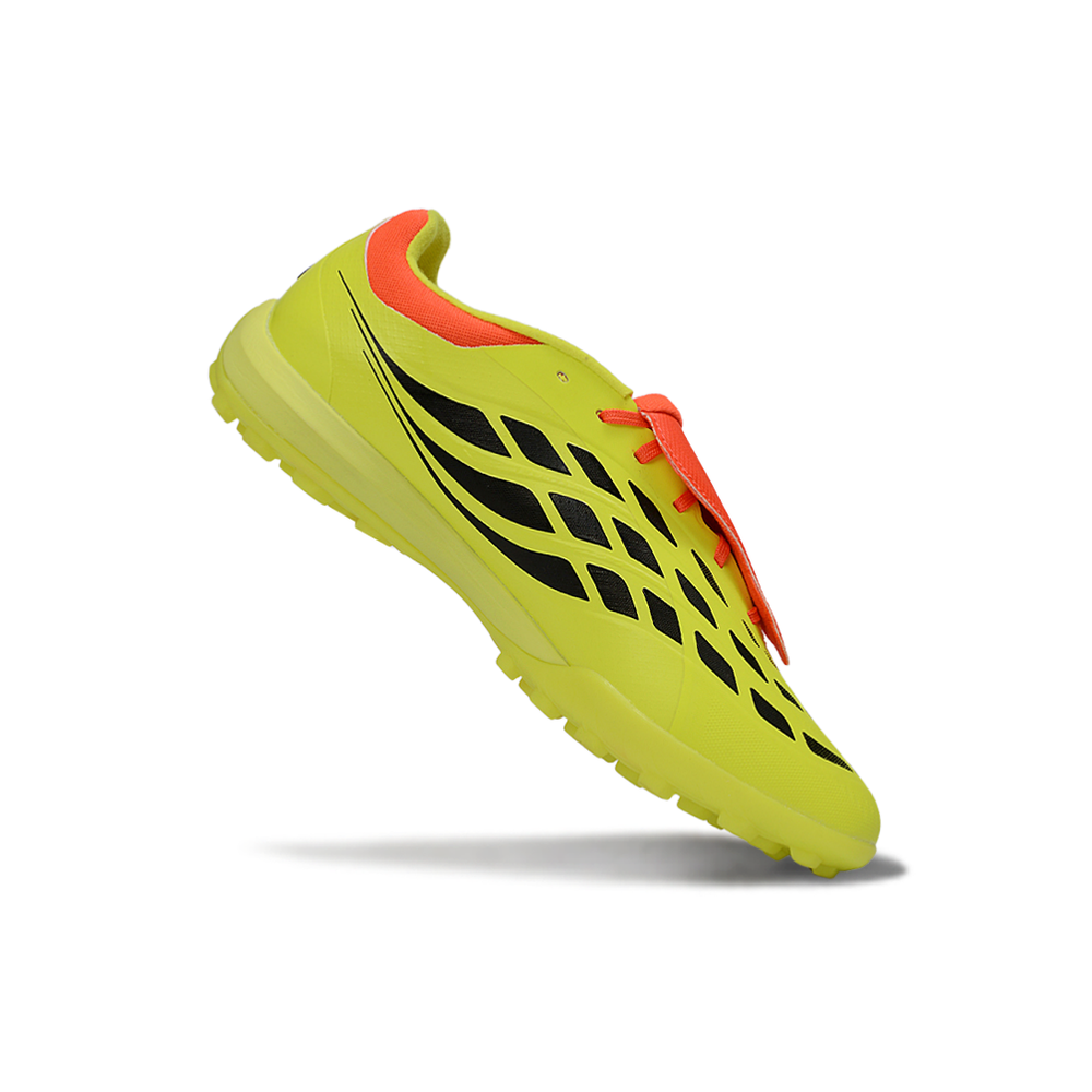 Chuteira Society Adidas Predator Tounge Elite 26 TF Verde e Laranja 