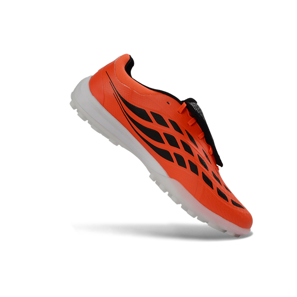 Chuteira Society Adidas Predator Tounge Elite 26 TF Vermelho, Prata e Preto