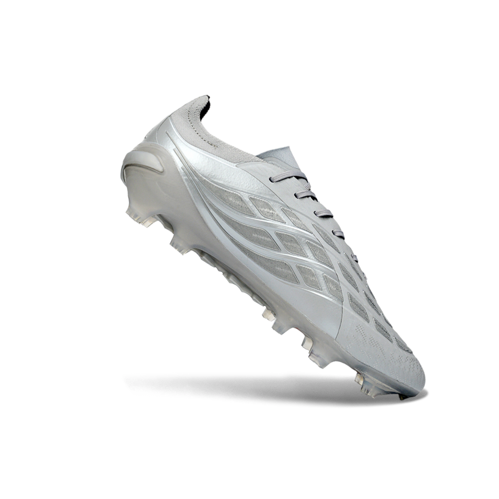 Chuteira Campo Adidas Predator 26 Elite FG Prata