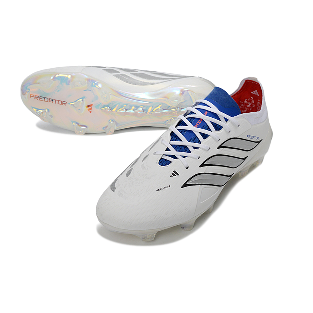 Chuteira Campo Adidas Predator 26 Elite FG Branca 