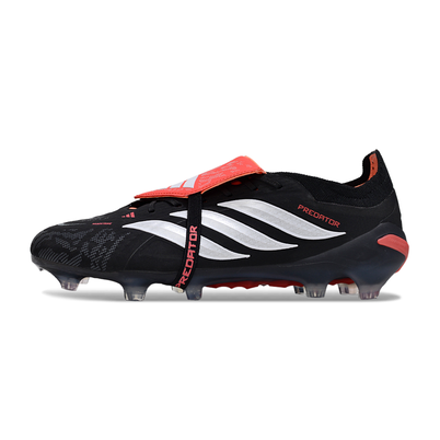 Chuteira Campo Adidas Predator Tongue 26 Elite FG Preto e Laranja 