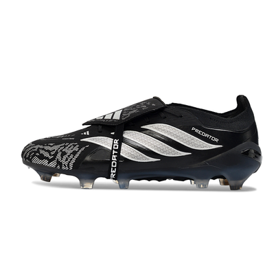 Chuteira Campo Adidas Predator Tongue 26 Elite FG Preto e Branco 
