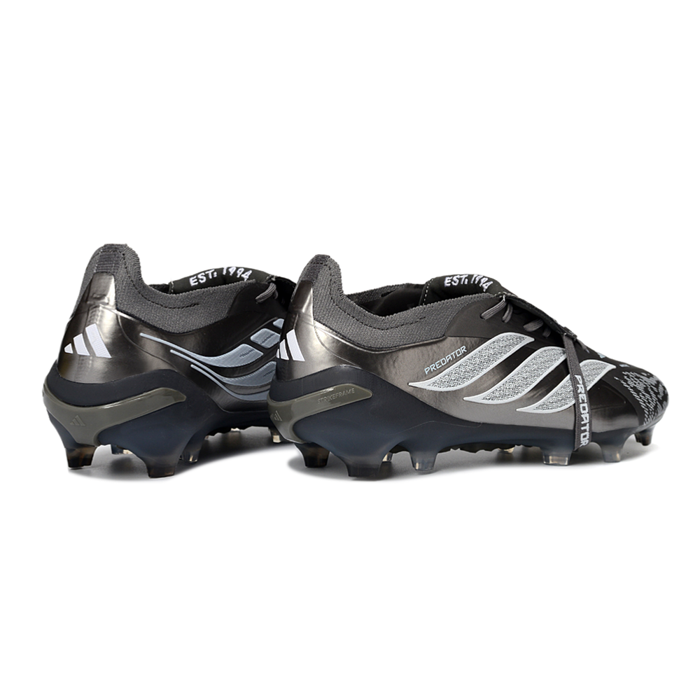 Chuteira Campo Adidas Predator Tongue 26 Elite FG Prateado