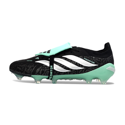 Chuteira Campo Adidas Predator Tongue 26 Elite FG Preto e Verde 