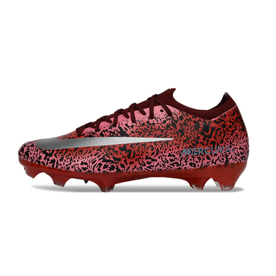 Chuteira Campo Nike Air Zoom Mercurial Vapor 16 Elite FG Bordo e Prata 