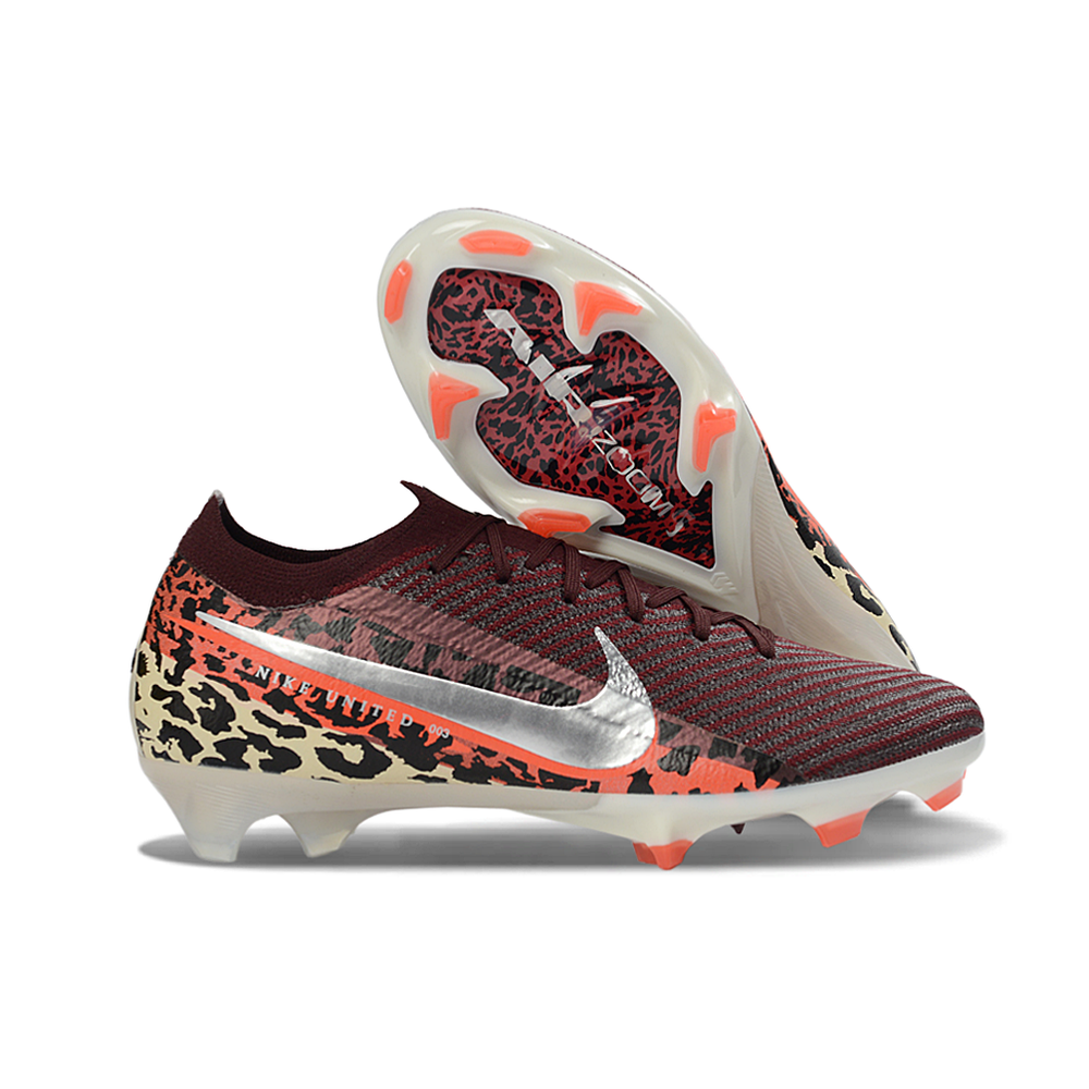 Chuteira Campo Nike Air Zoom Mercurial Vapor 16 Elite FG Bordo