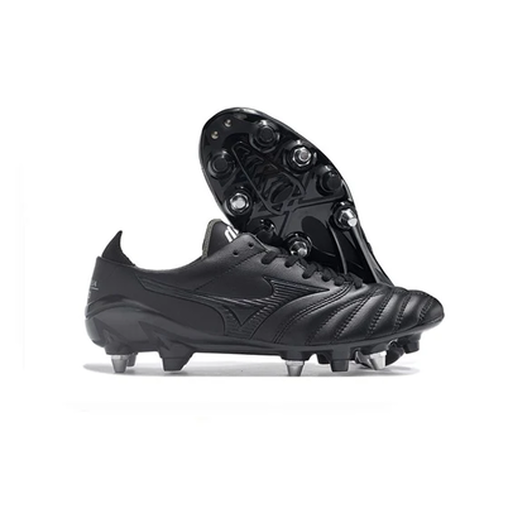 Chuteira Campo Mizuno Morelia Neo 3 Trava Mista Preta