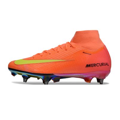 Chuteira Campo Nike Air Zoom Mercurial Superfly 10 Elite Trava Mista Laranja 