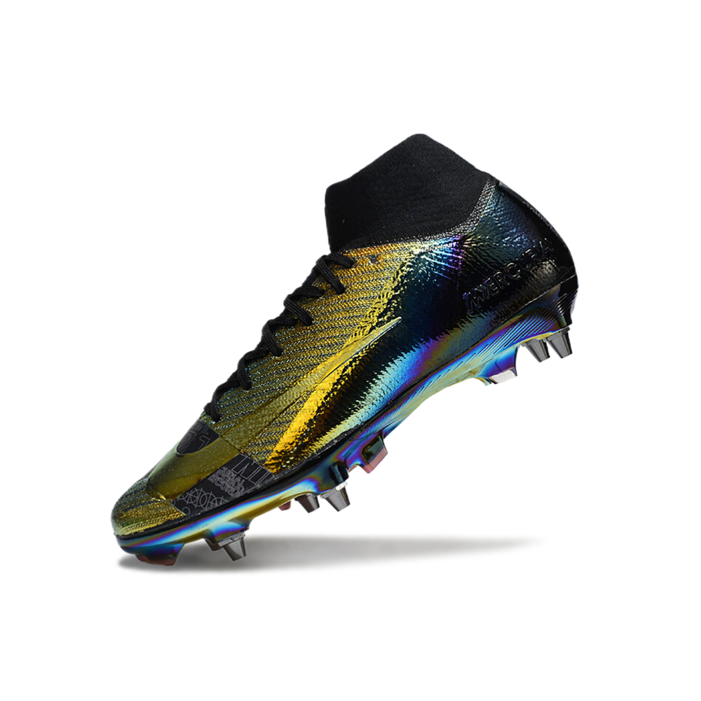 Chuteira Campo Nike Air Zoom Mercurial Superfly 10 Elite Trava Mista Preta 