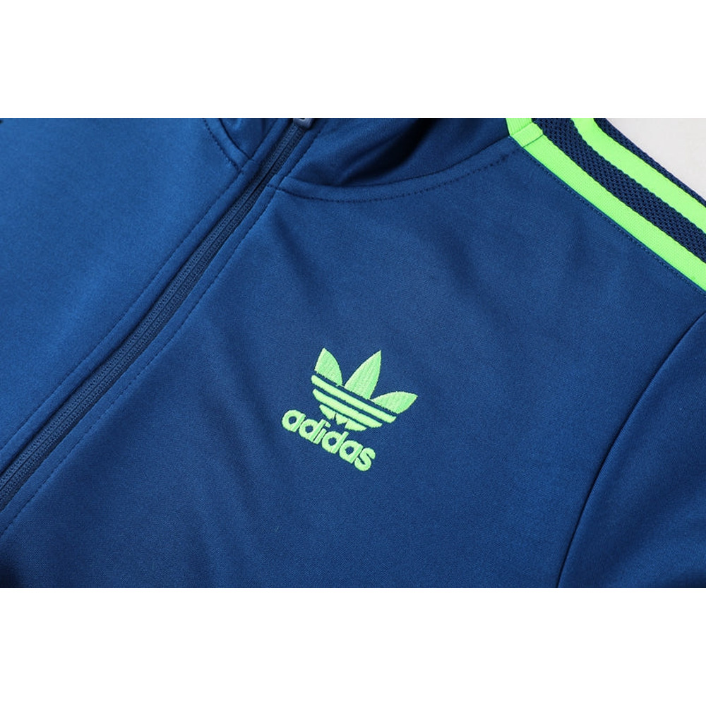 Conjunto de Frio Adidas Sportswear Azul e Verde