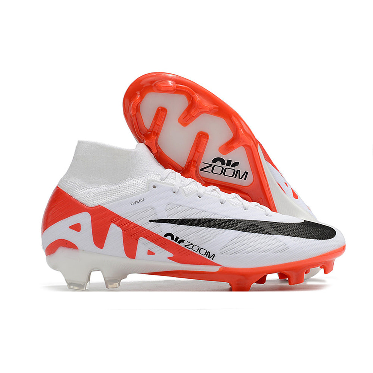 Chuteira Campo Nike Air Zoom Mercurial Superfly 9 Elite FG Branca
