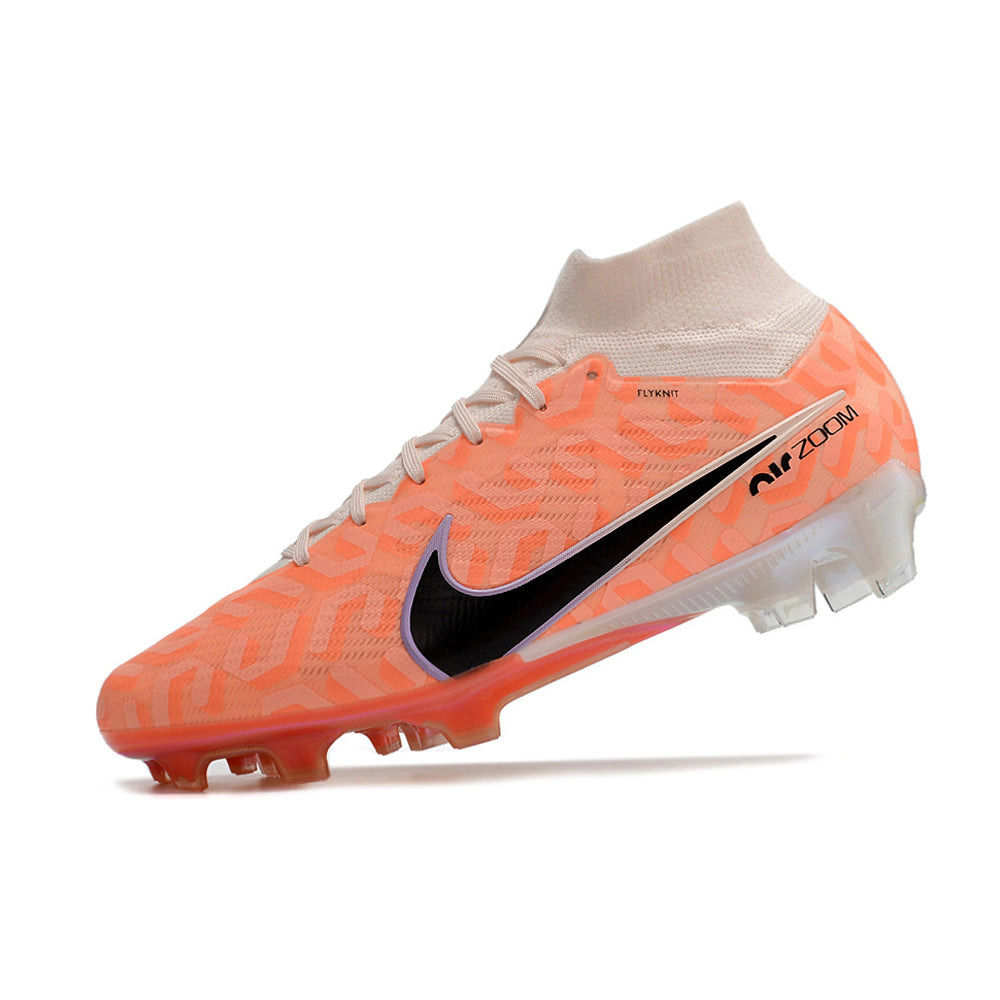 Chuteira Campo Nike Air Zoom Mercurial Superfly 9 Elite FG Laranja 