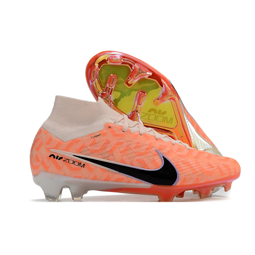 Chuteira Campo Nike Air Zoom Mercurial Superfly 9 Elite FG Laranja 