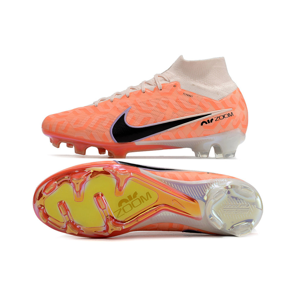 Chuteira Campo Nike Air Zoom Mercurial Superfly 9 Elite FG Laranja 