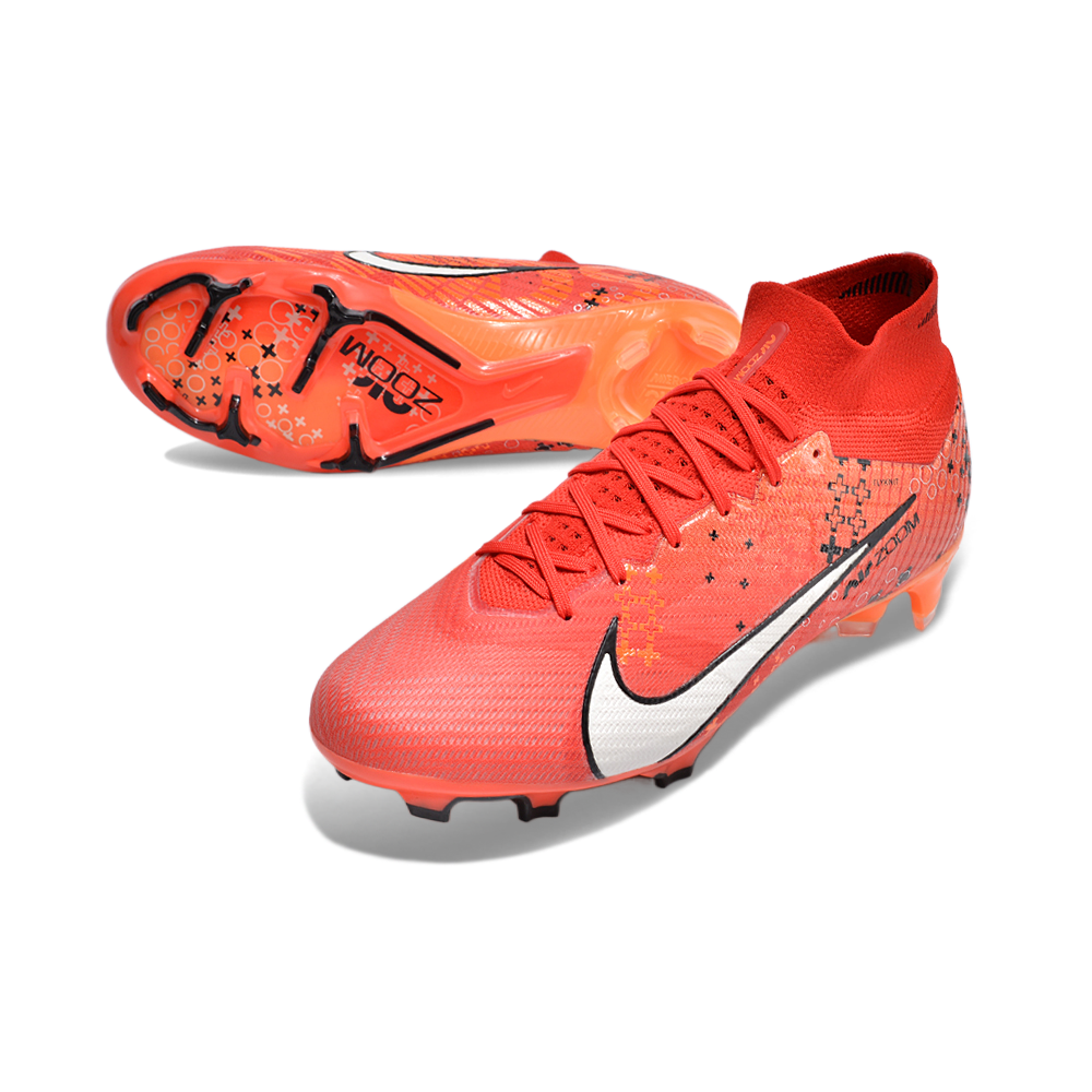 Chuteira Campo Nike Air Zoom Mercurial Superfly 9 Elite FG Vermelha 