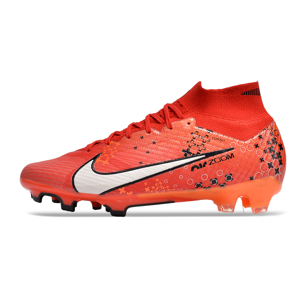 Chuteira Campo Nike Air Zoom Mercurial Superfly 9 Elite FG Vermelha 