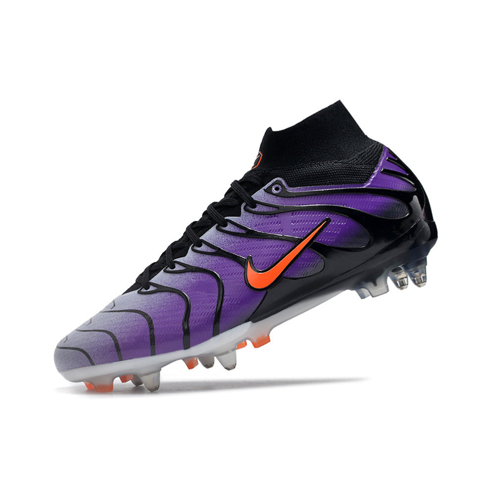 Chuteira Campo Nike Air Zoom Mercurial Superfly 9 Elite Ponta de Aluminio Roxa 
