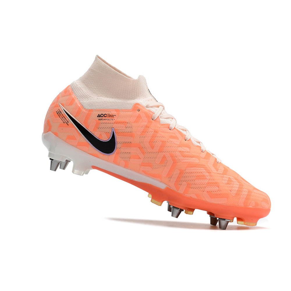 Chuteira Campo Nike Air Zoom Mercurial Superfly 9 Elite Trava Mista Laranja 