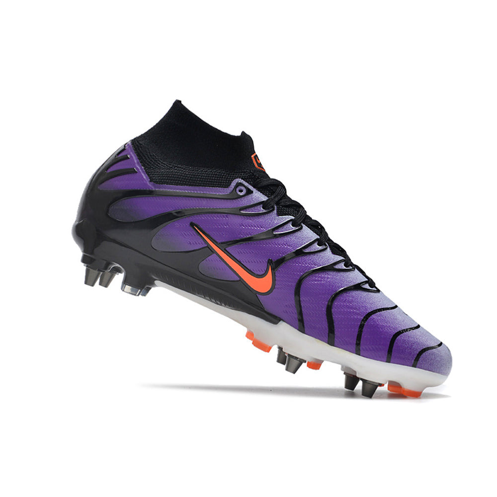 Chuteira Campo Nike Air Zoom Mercurial Superfly 9 Elite Trava Mista Roxa 