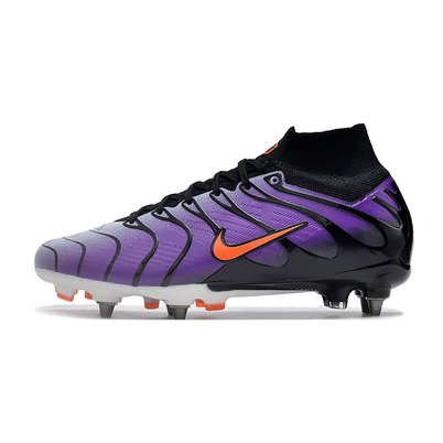 Chuteira Campo Nike Air Zoom Mercurial Superfly 9 Elite Trava Mista Roxa 