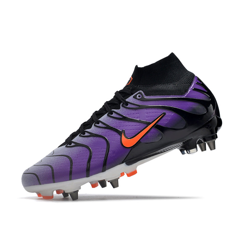 Chuteira Campo Nike Air Zoom Mercurial Superfly 9 Elite Trava Mista Roxa 