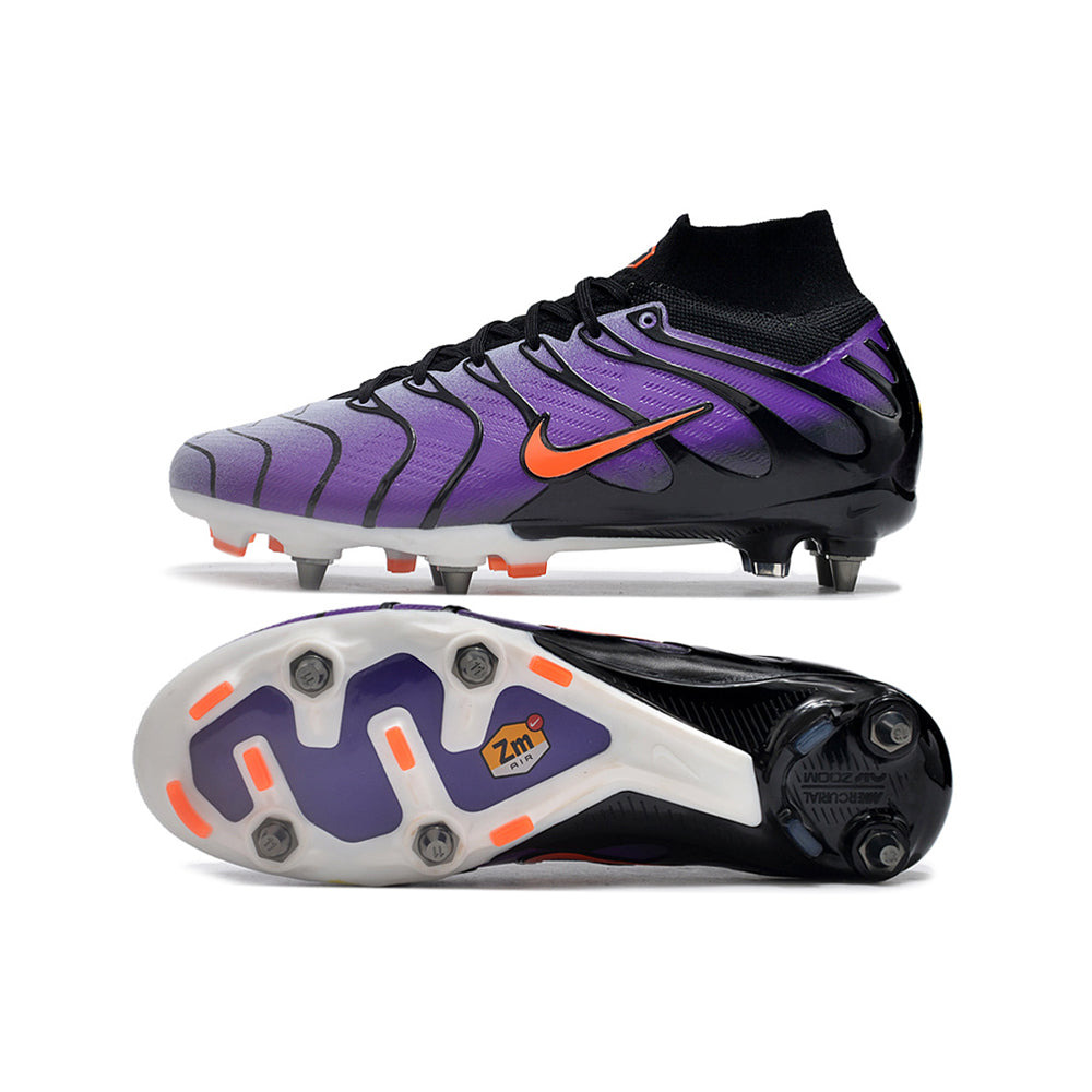Chuteira Campo Nike Air Zoom Mercurial Superfly 9 Elite Trava Mista Roxa 