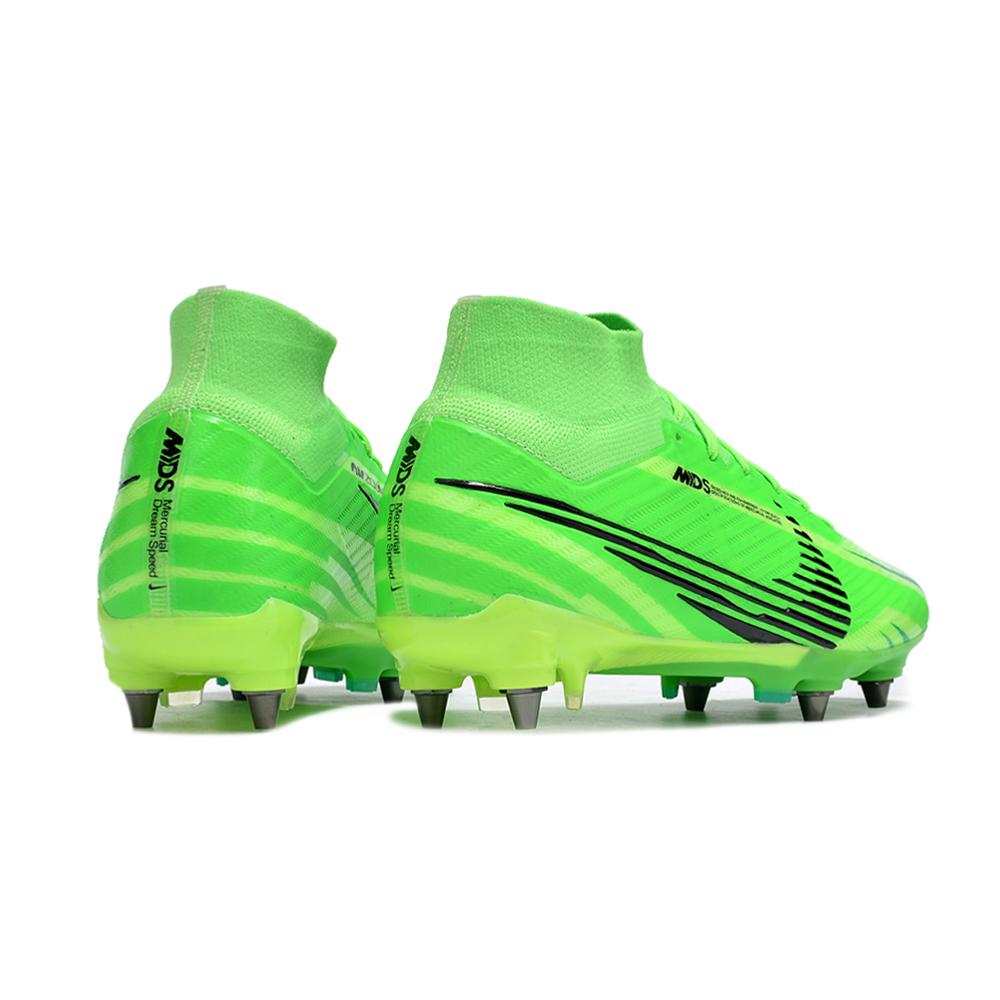 Chuteira Campo Nike Air Zoom Mercurial Superfly 9 Elite Trava Mista Verde 