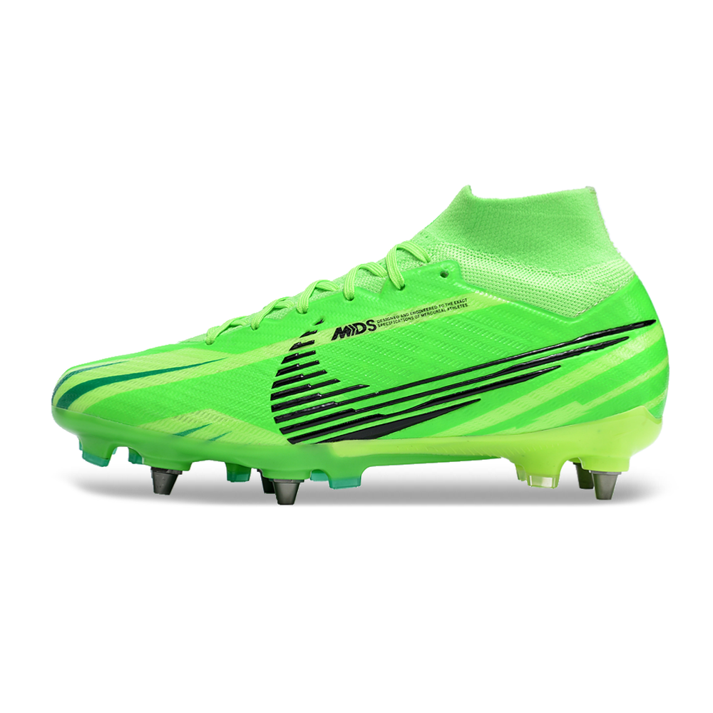 Chuteira Campo Nike Air Zoom Mercurial Superfly 9 Elite Trava Mista Verde 