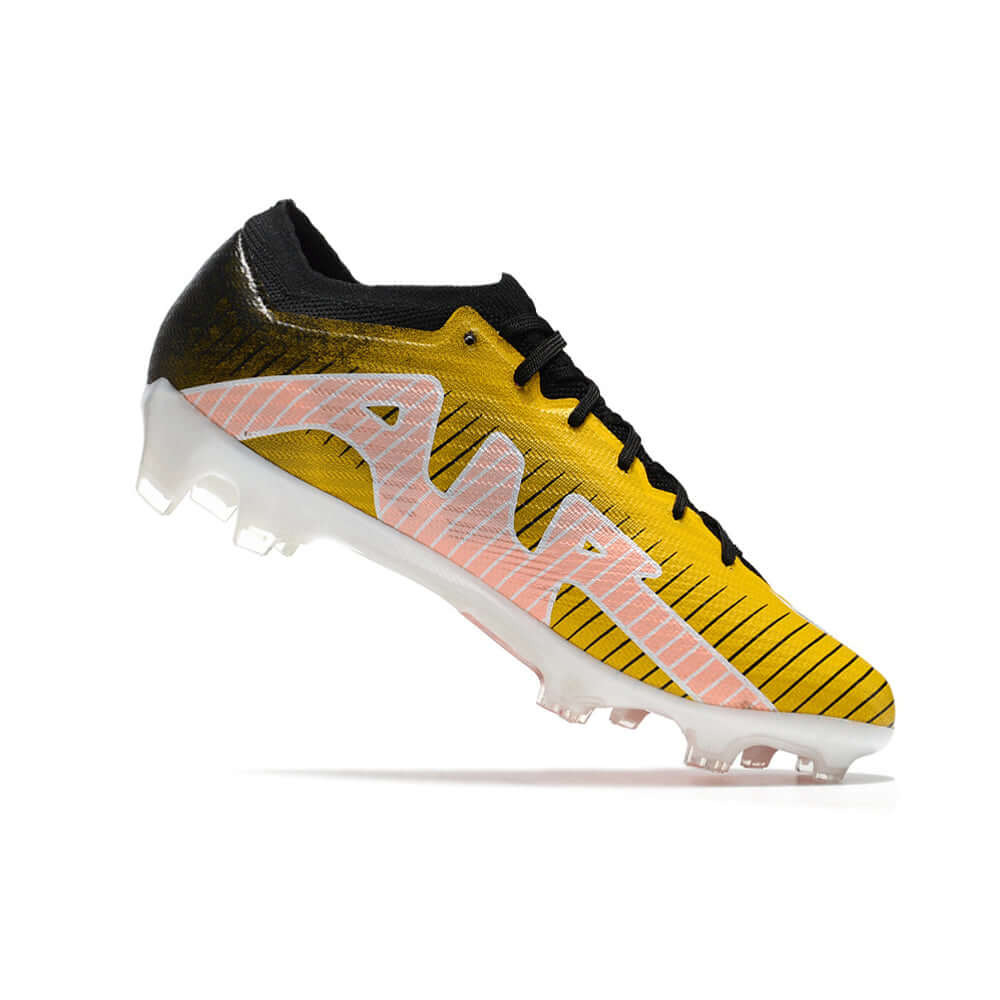 Chuteira Campo Nike Air Zoom Mercurial Vapor 15 Elite FG Amarelo e Preto 