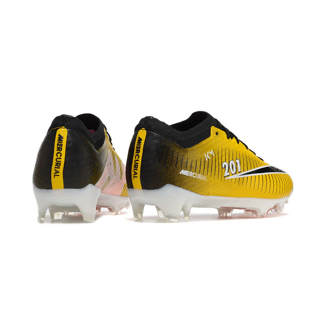 Chuteira Campo Nike Air Zoom Mercurial Vapor 15 Elite FG Amarelo e Preto 