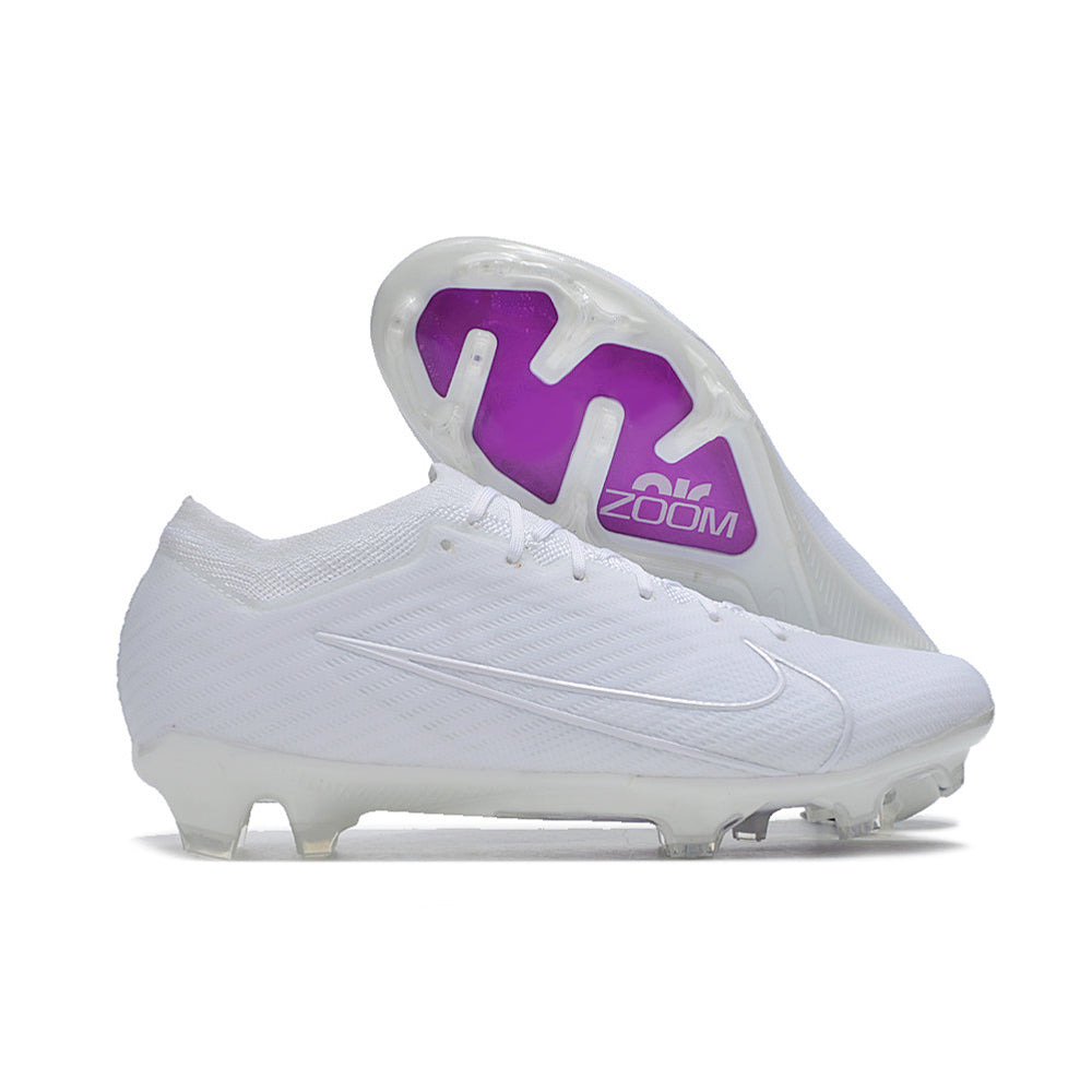 Chuteira Campo Nike Air Zoom Mercurial Vapor 15 Elite FG Branca 
