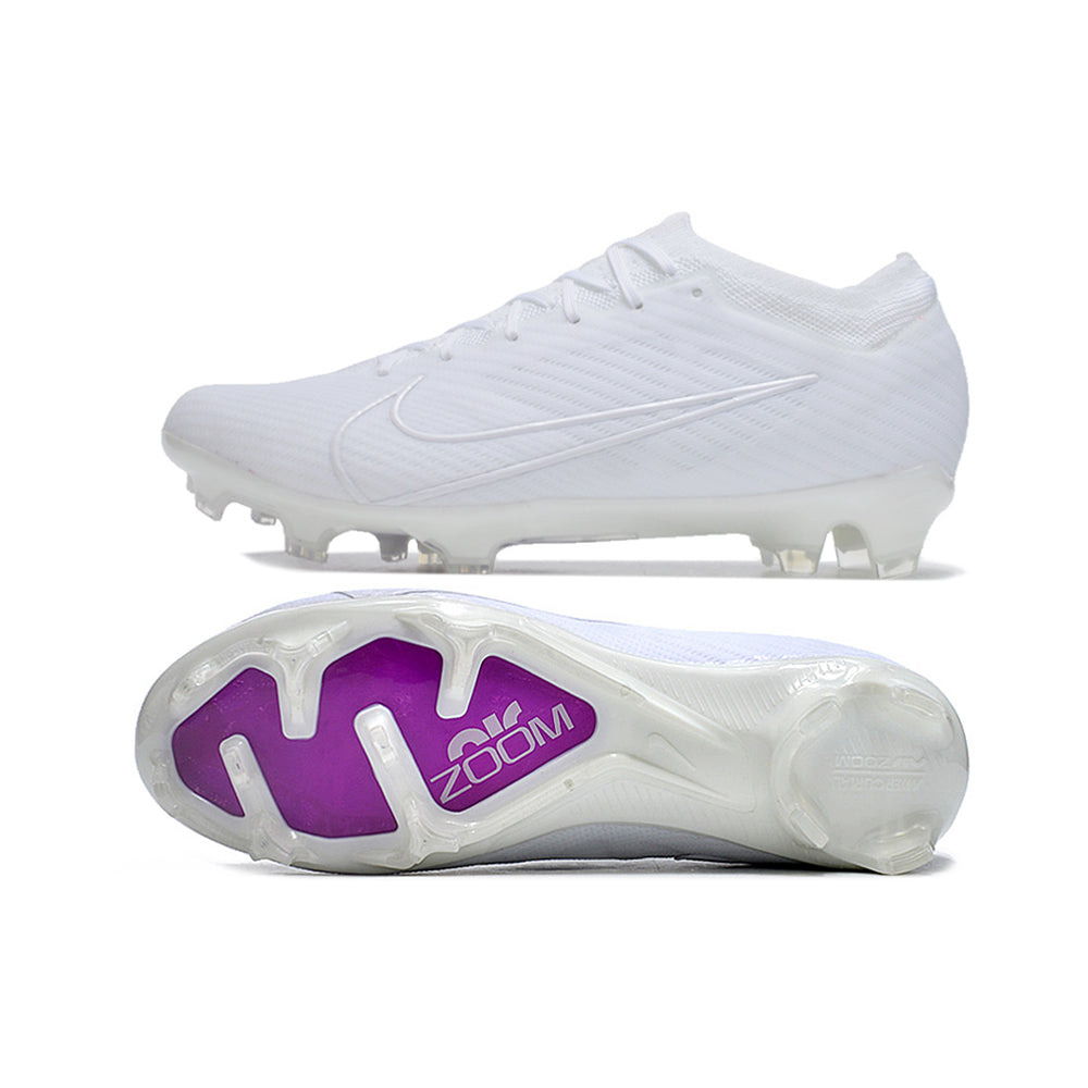 Chuteira Campo Nike Air Zoom Mercurial Vapor 15 Elite FG Branca 