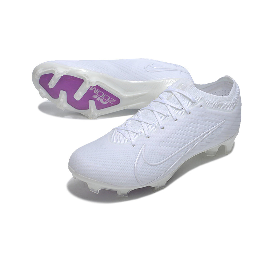 Chuteira Campo Nike Air Zoom Mercurial Vapor 15 Elite FG Branca 