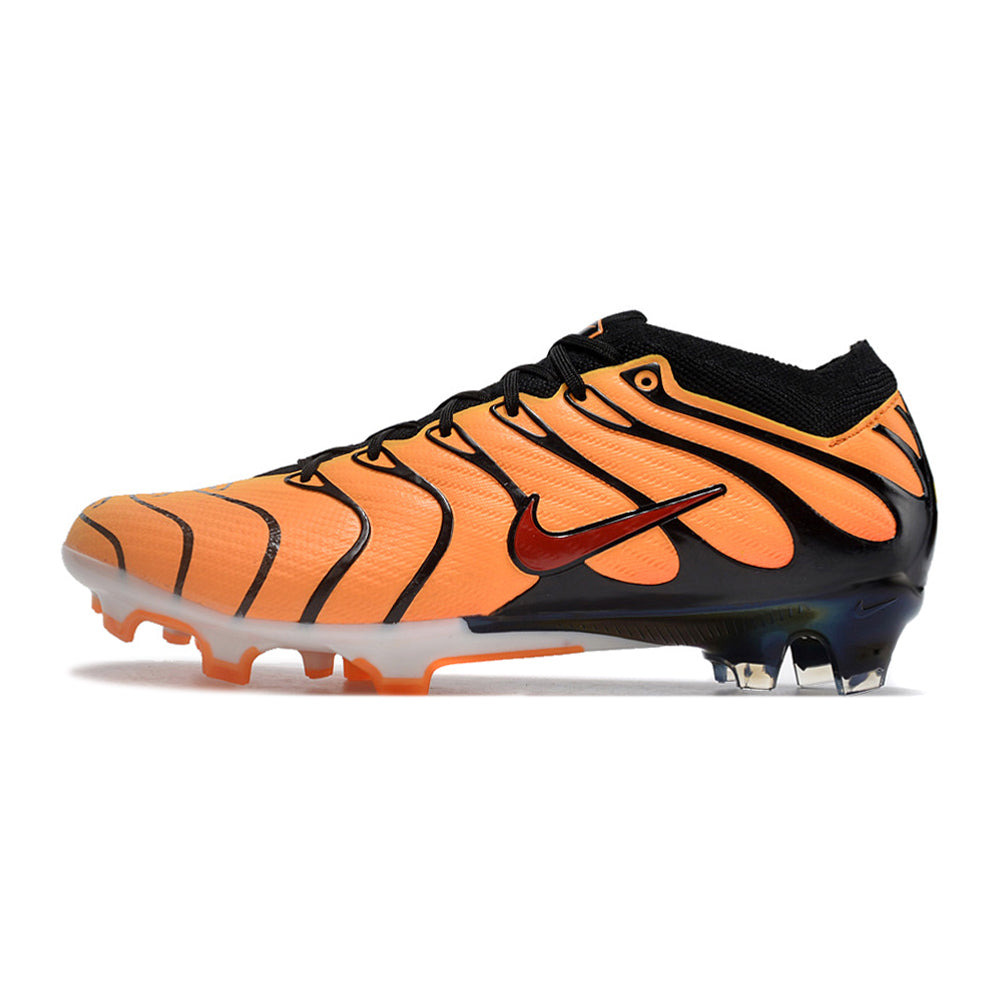 Chuteira Campo Nike Air Zoom Mercurial Vapor 15 Elite FG Laranja e Preta 