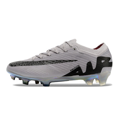 Chuteira Campo Nike Air Zoom Mercurial Vapor 15 Elite FG Prata e Preta 