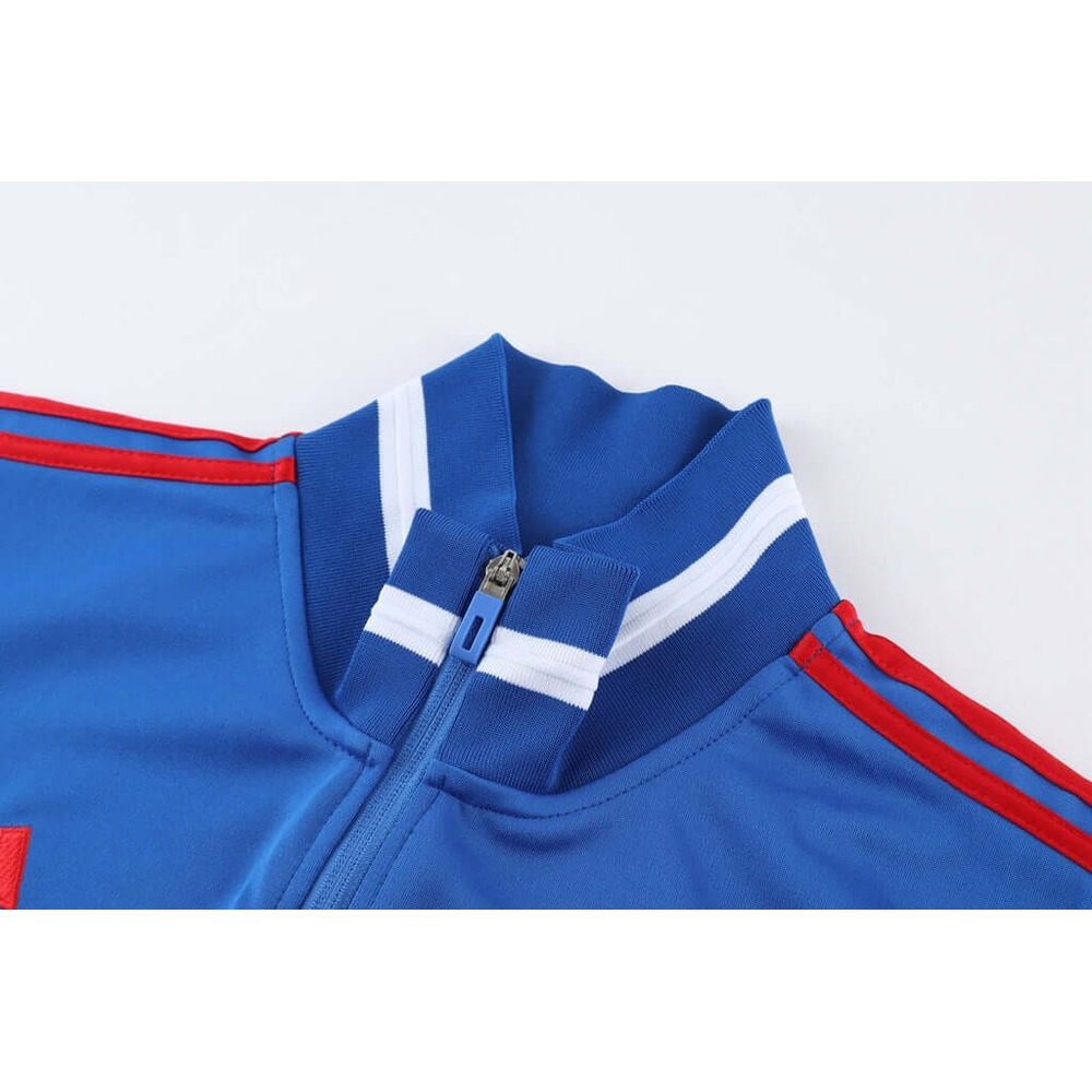 Conjunto de Frio Adidas Sportswear Azul, Vermelho e Preto
