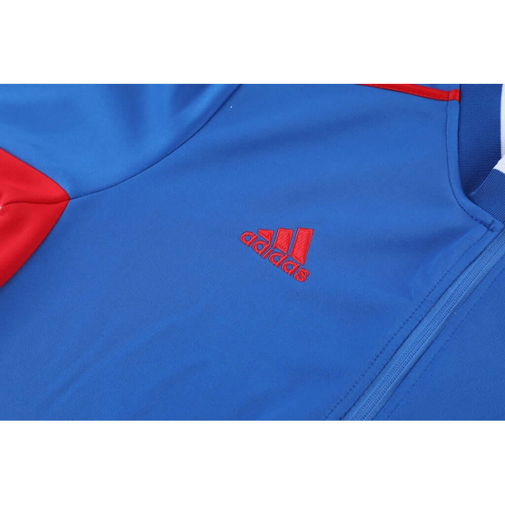 Conjunto de Frio Adidas Sportswear Azul, Vermelho e Preto
